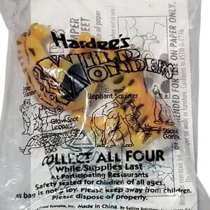 1995 Hardees Wild Wonders Tiger New in Package